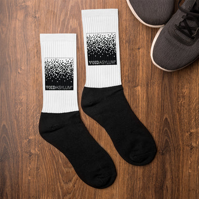 Ombre Pixel Logo Socks