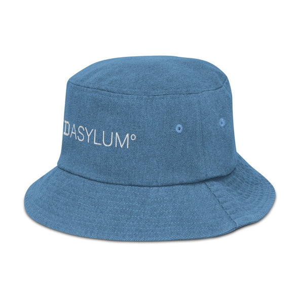 Void Asylum° Embroidered Denim bucket hat