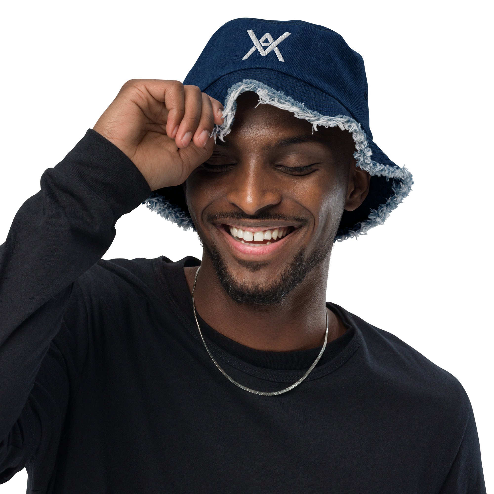 ★VARZAR★ Monogram Label Color Bucket Hat Blue Designer fashion, Seoul-fully created | W Concept
